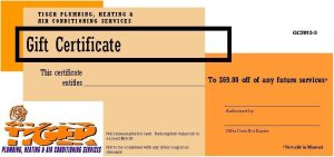 gift certificate example