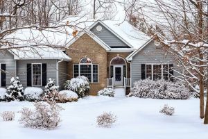 furnace snow house winter