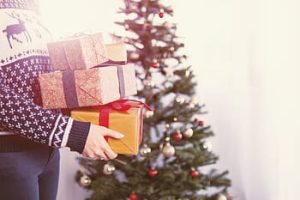 holiday giving presents christmas tree 