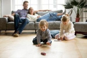 family at home