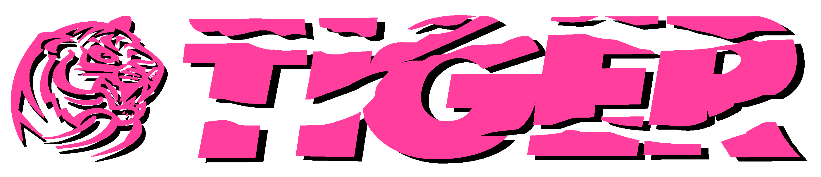 Tiger logo with lion head